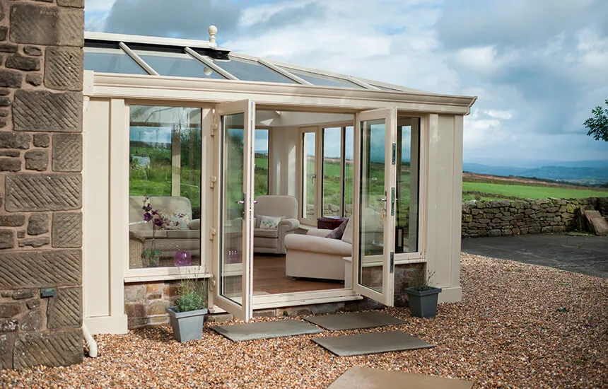 Cream uPVC Loggia orangery