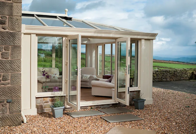 Cream uPVC Loggia orangery