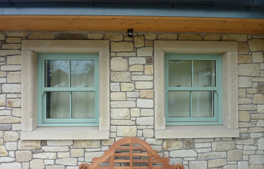 Chartwell green sliding sash windows