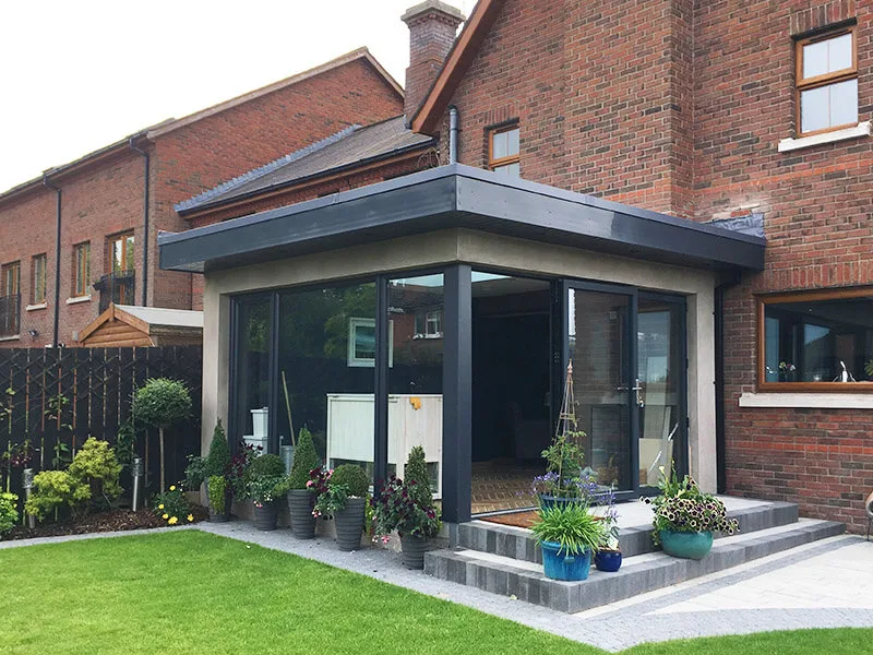 Turkington black conservatory exterior