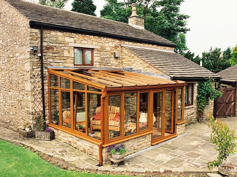 Turkington brown conservatory