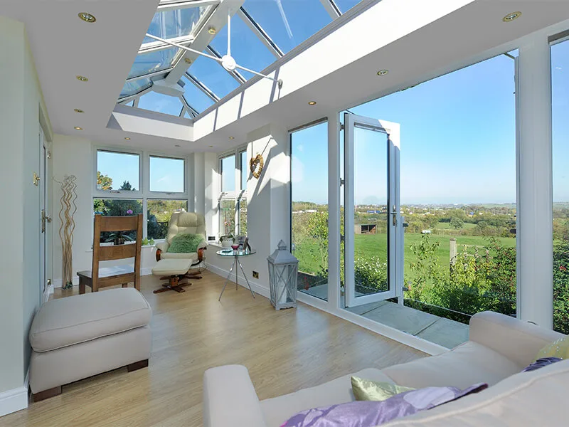 Turkington Edwardian-style conservatory with UltraSky roof