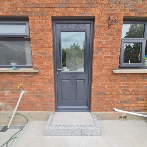 black back door installation