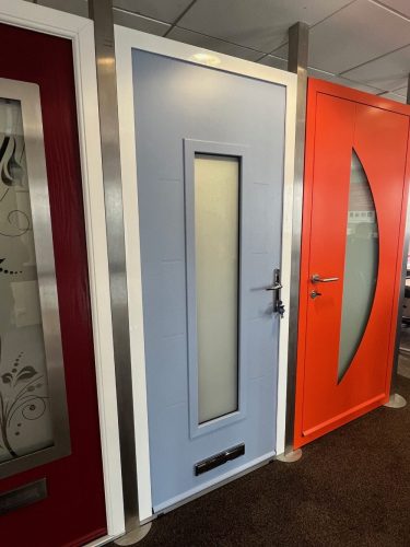 composite doors in turkington showroom