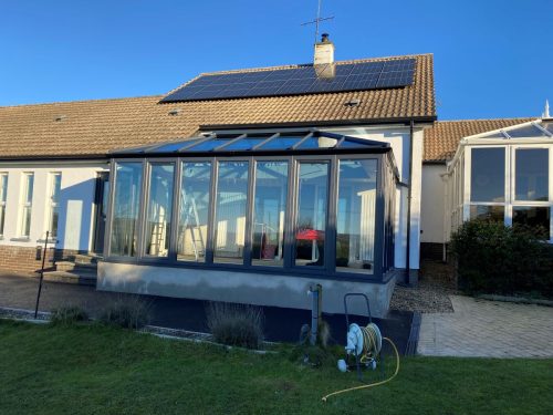 anthracite grey conservatory upgrade