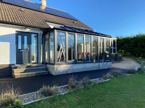 anthracite grey conservatory upgrade