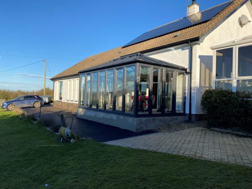 anthracite grey conservatory upgrade